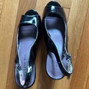 Steve Madden Girl slingback patent leather - Size 7.5